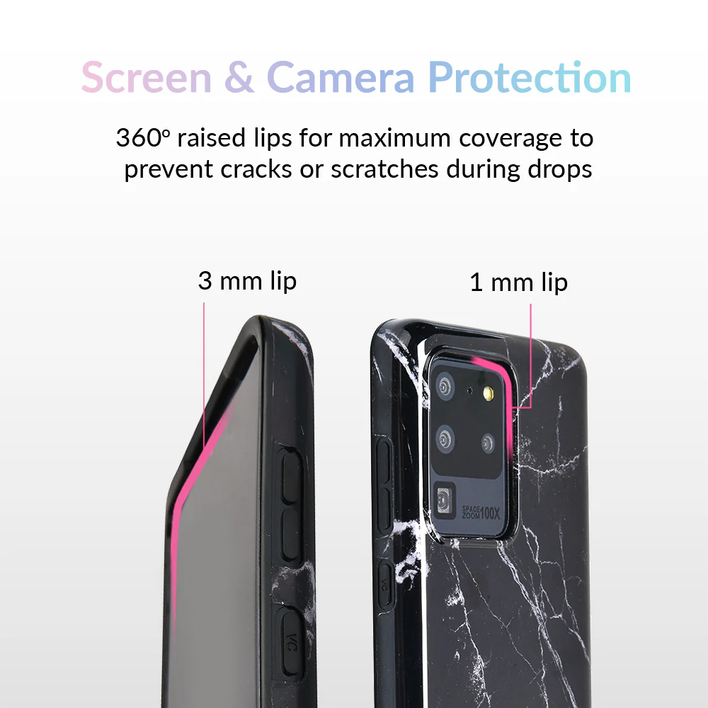 Black Marble Samsung Case - Image 59