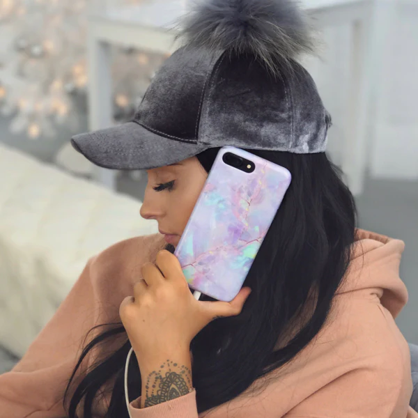 Cotton Candy Marble iPhone Case - Image 9
