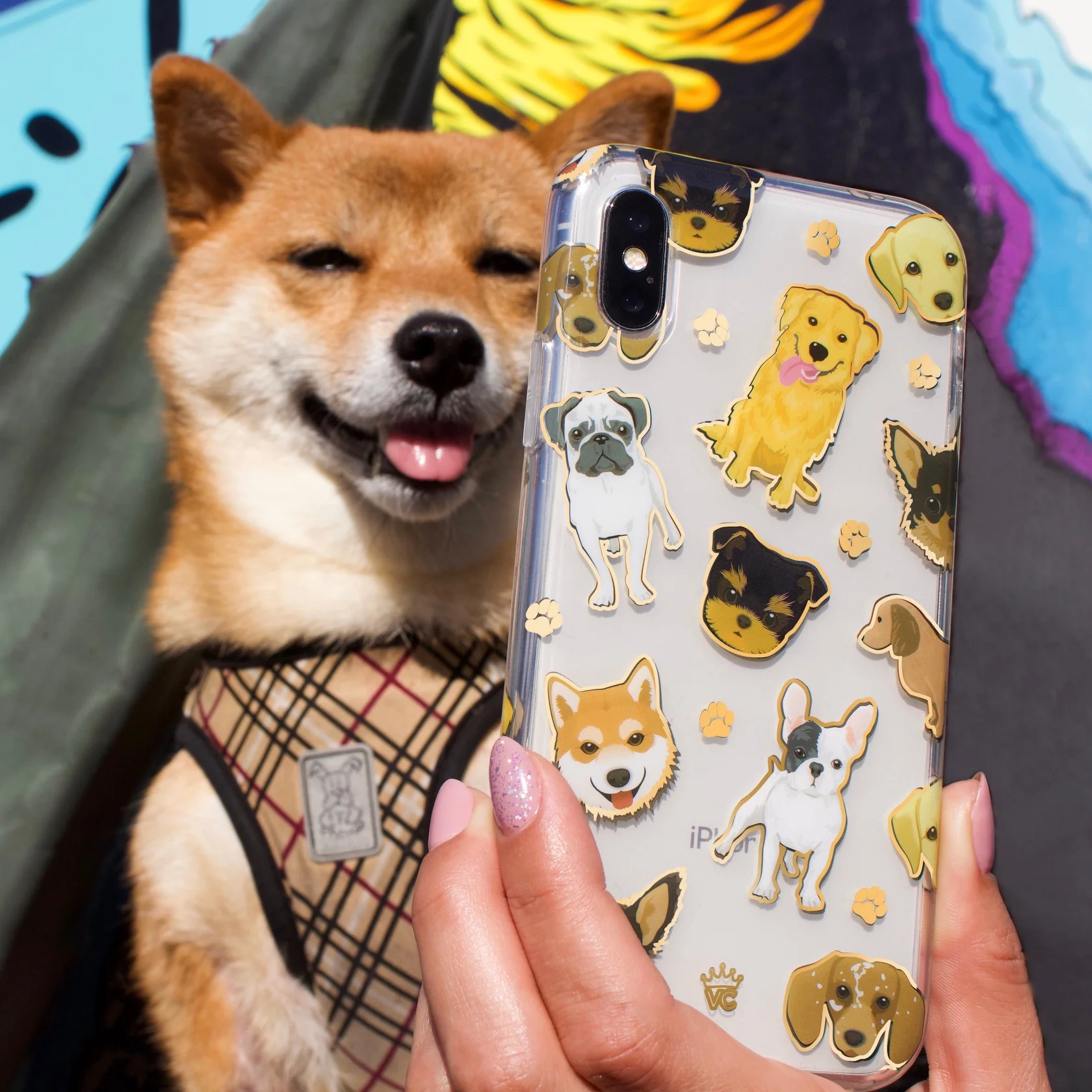 Dog Clear iPhone Case - Image 35