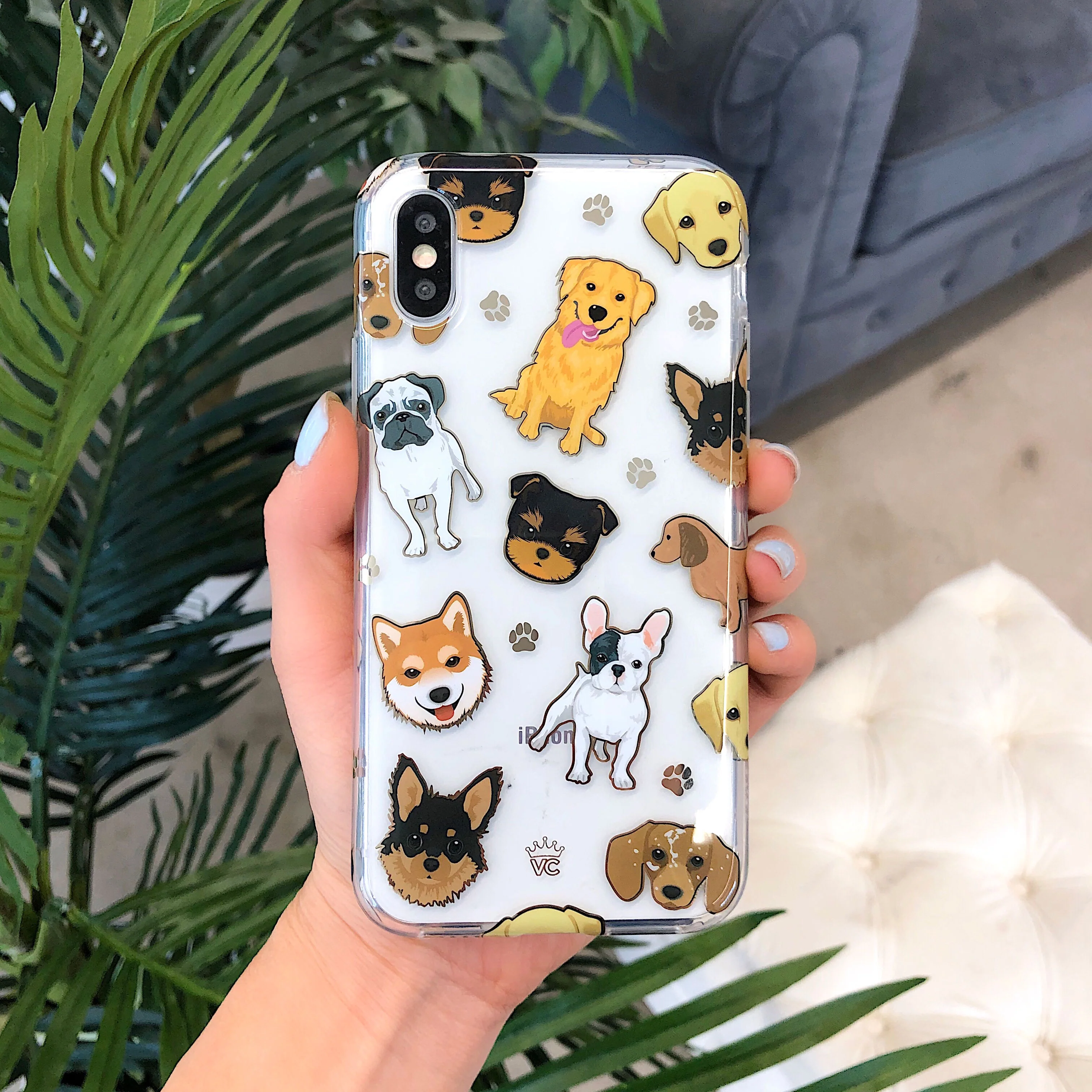 Dog Clear iPhone Case - Image 40