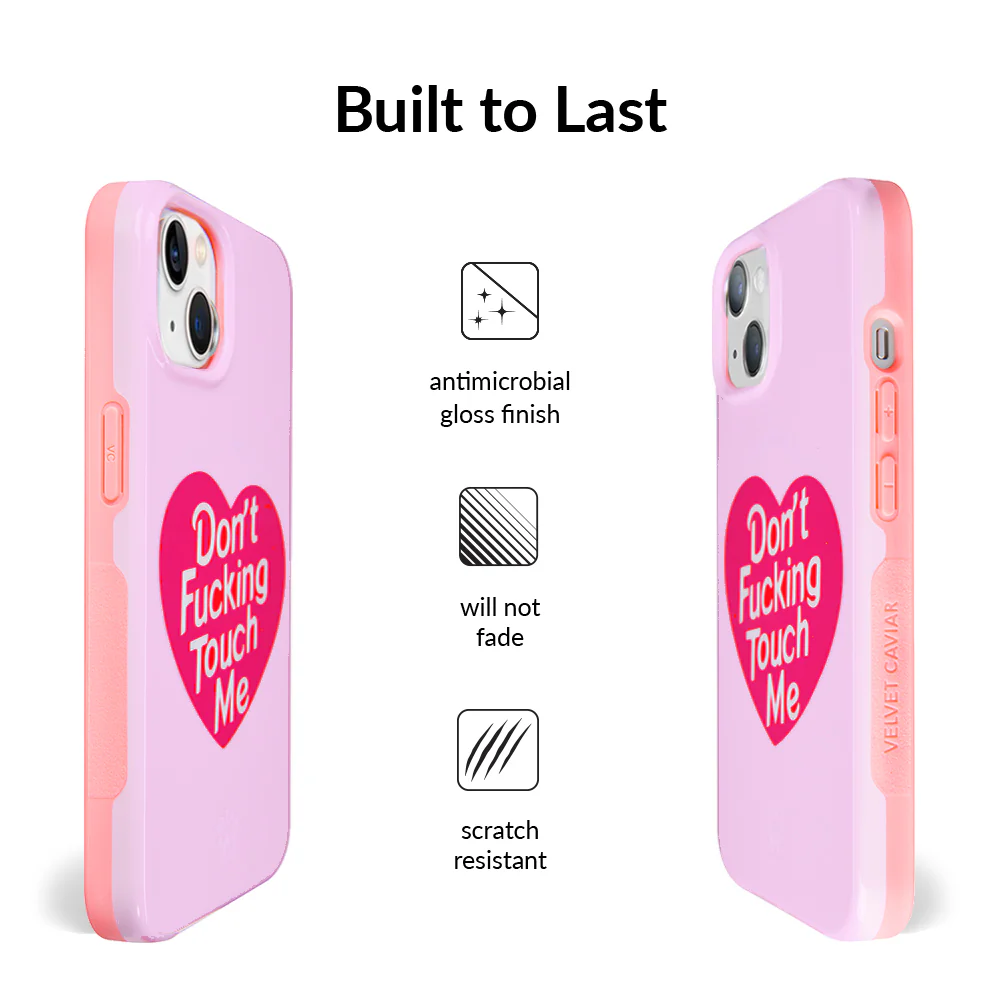 Don't F Touch Me iPhone Case - Image 107