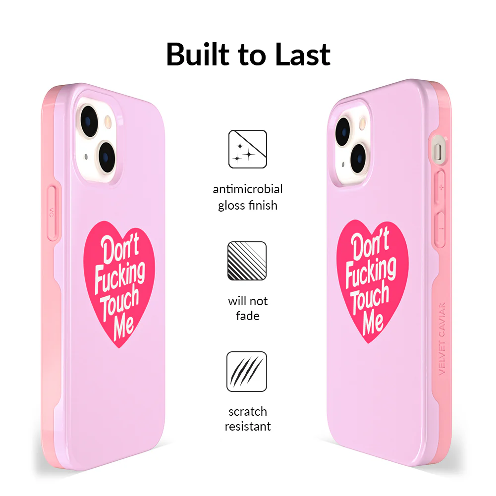 Don't F Touch Me iPhone Case - Image 81