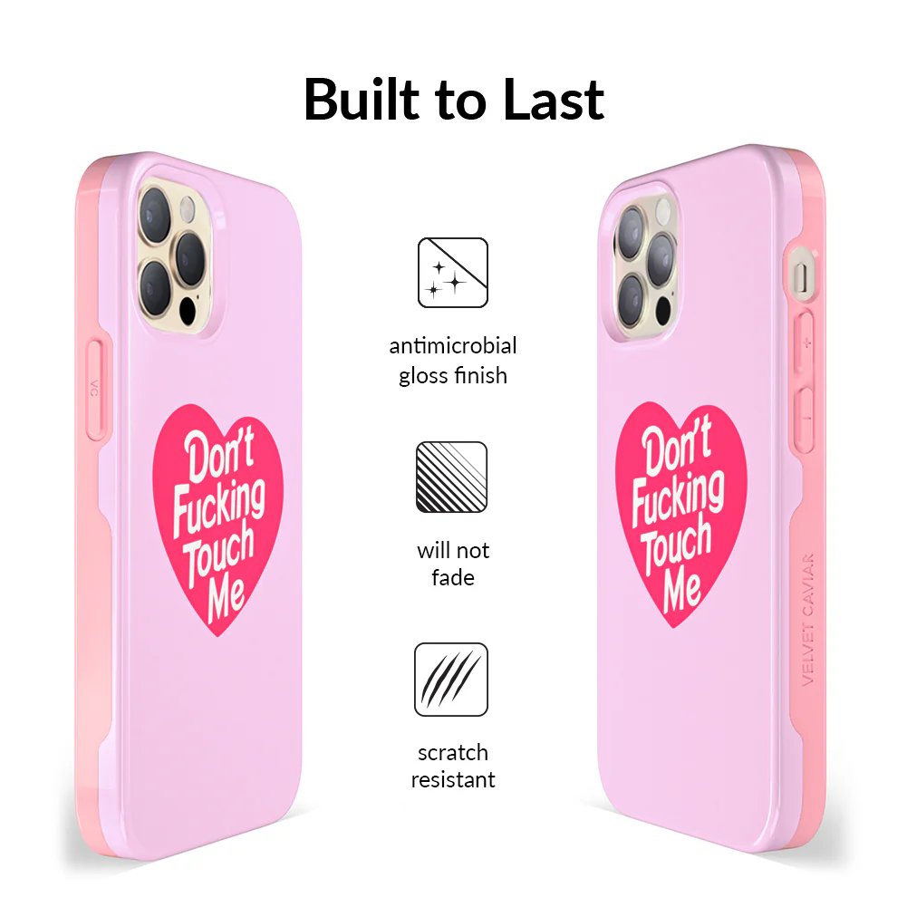 Don't F Touch Me iPhone Case - Image 96