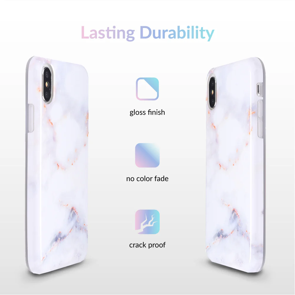 Gray Clouds Marble iPhone Case - Image 38