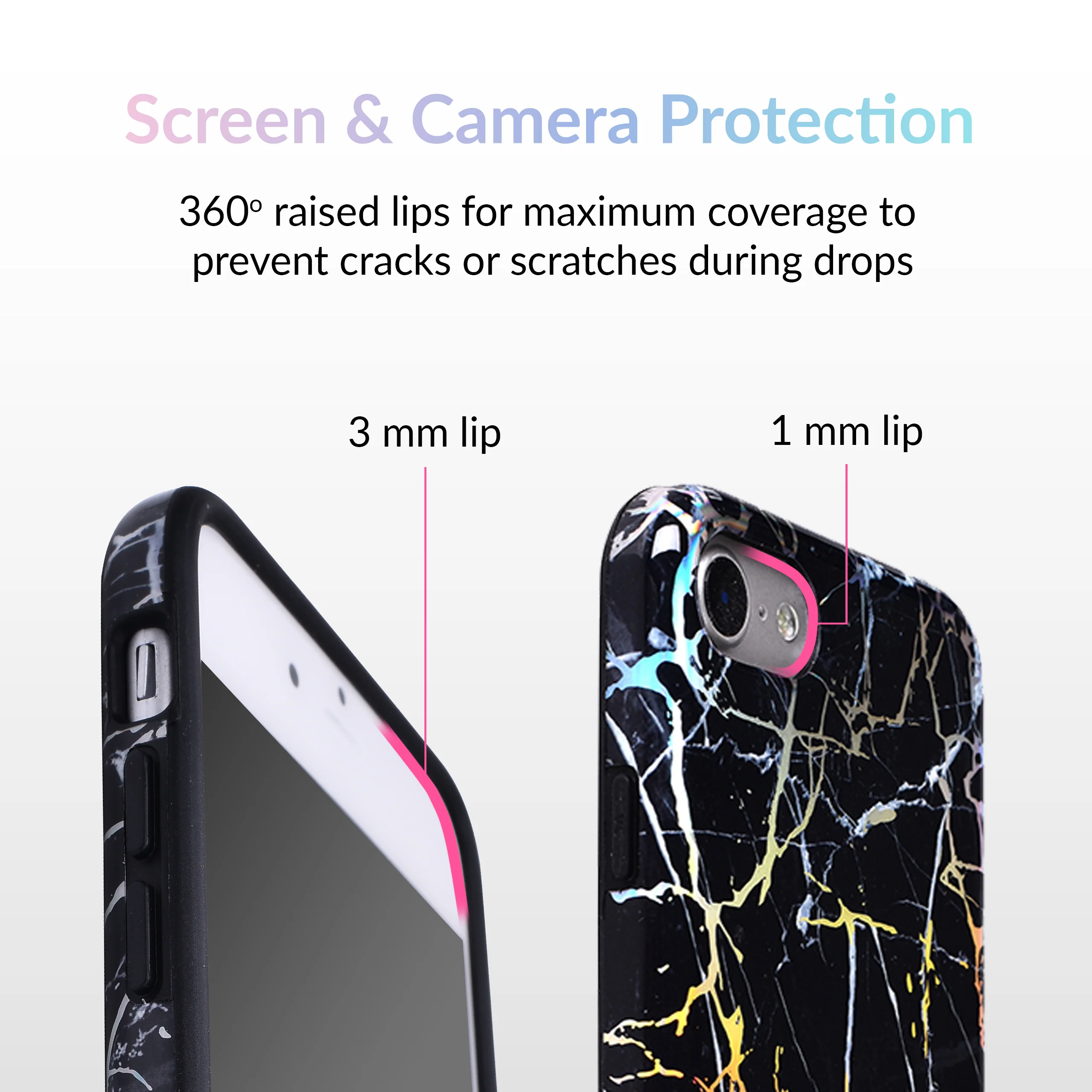 Holo Black Marble iPhone Case - Image 31