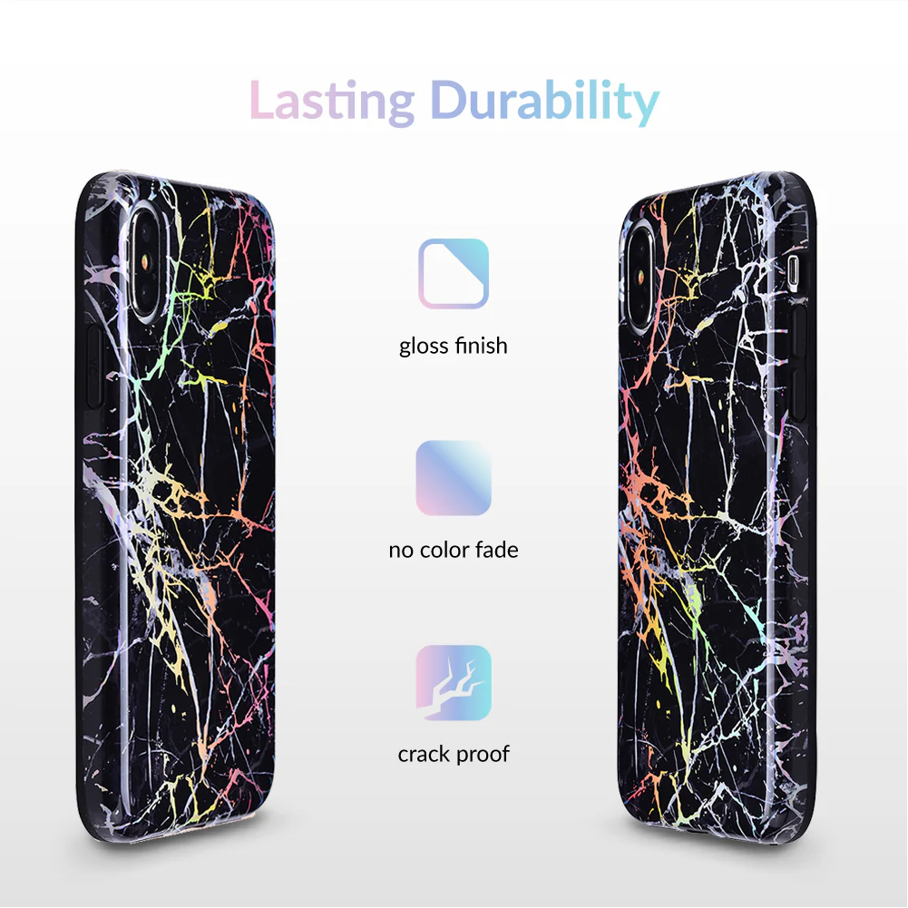 Holo Black Marble iPhone Case - Image 45