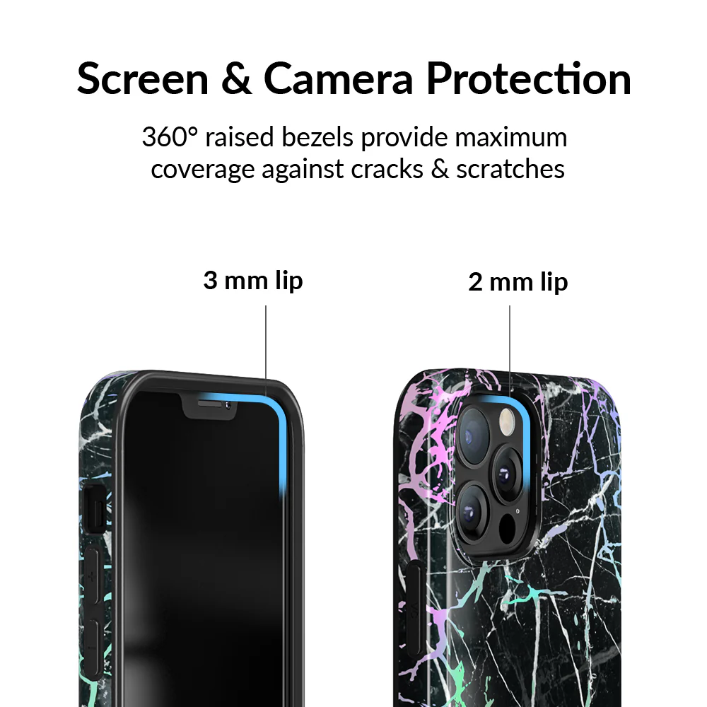 Holo Black Marble iPhone Case - Image 77