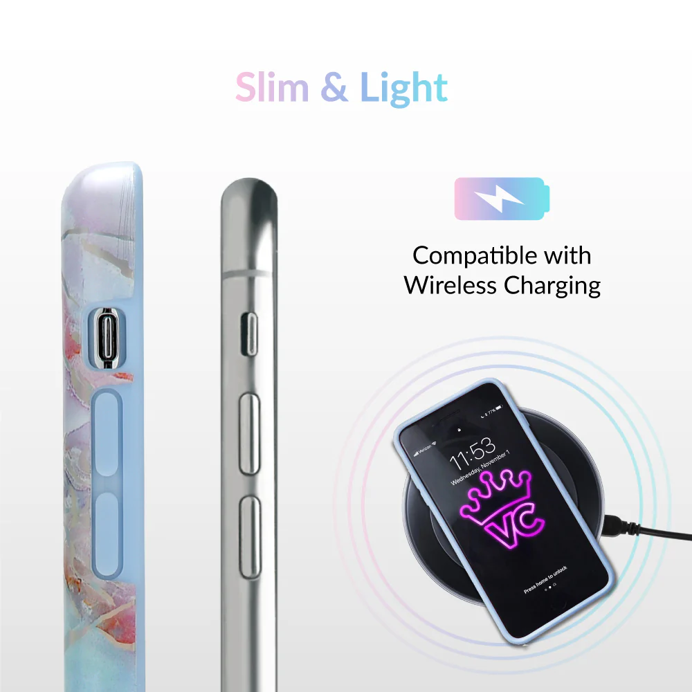 Holo Moonstone Marble iPhone Case - Image 29