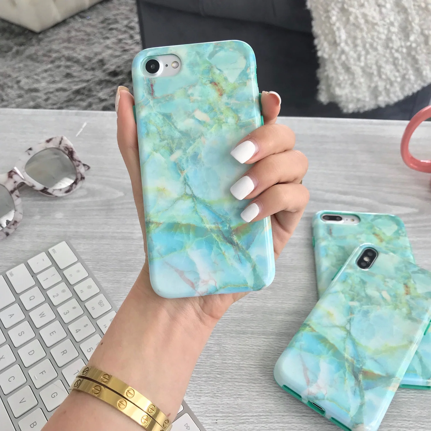 Jade Marble iPhone Case - Image 9