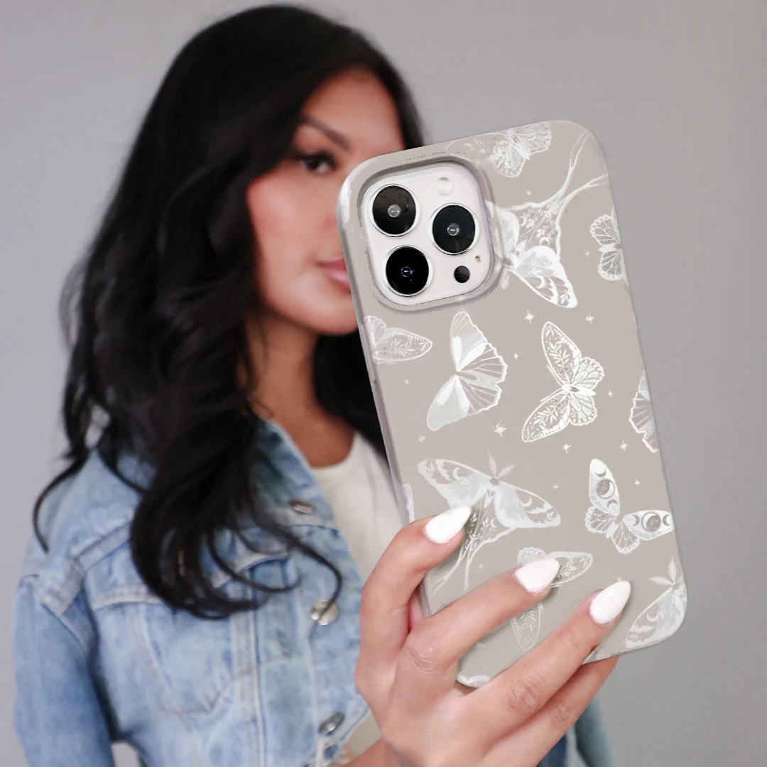 Moonlight Moths iPhone Case - Image 44