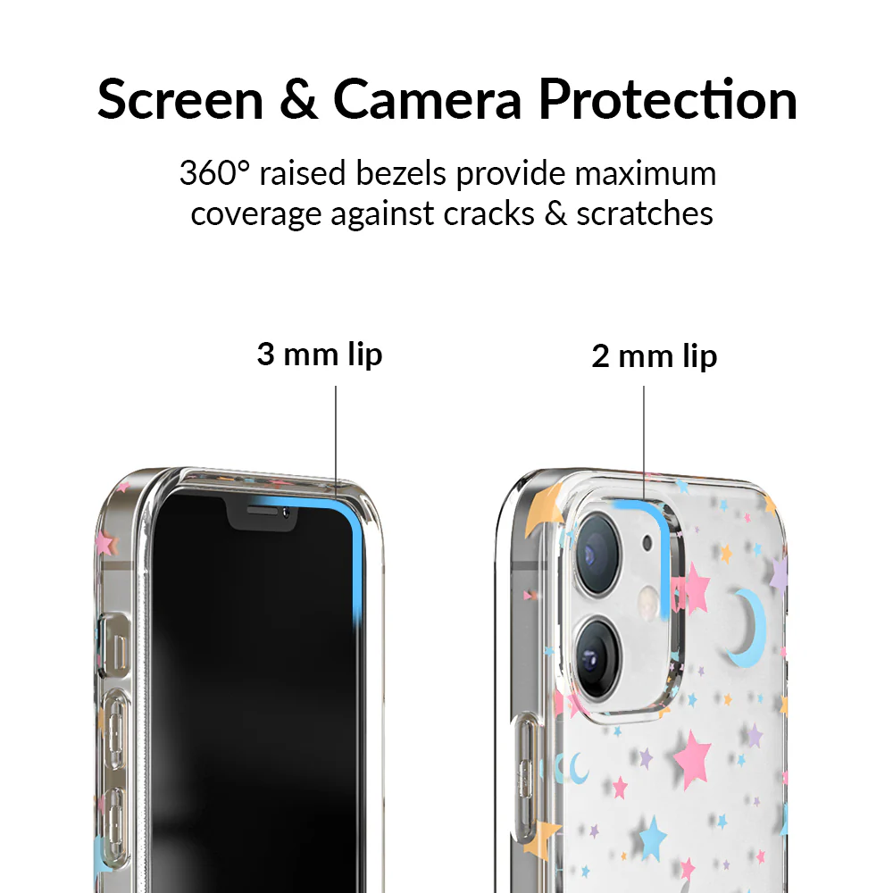 Pastel Starry Night Clear iPhone Case - Image 69