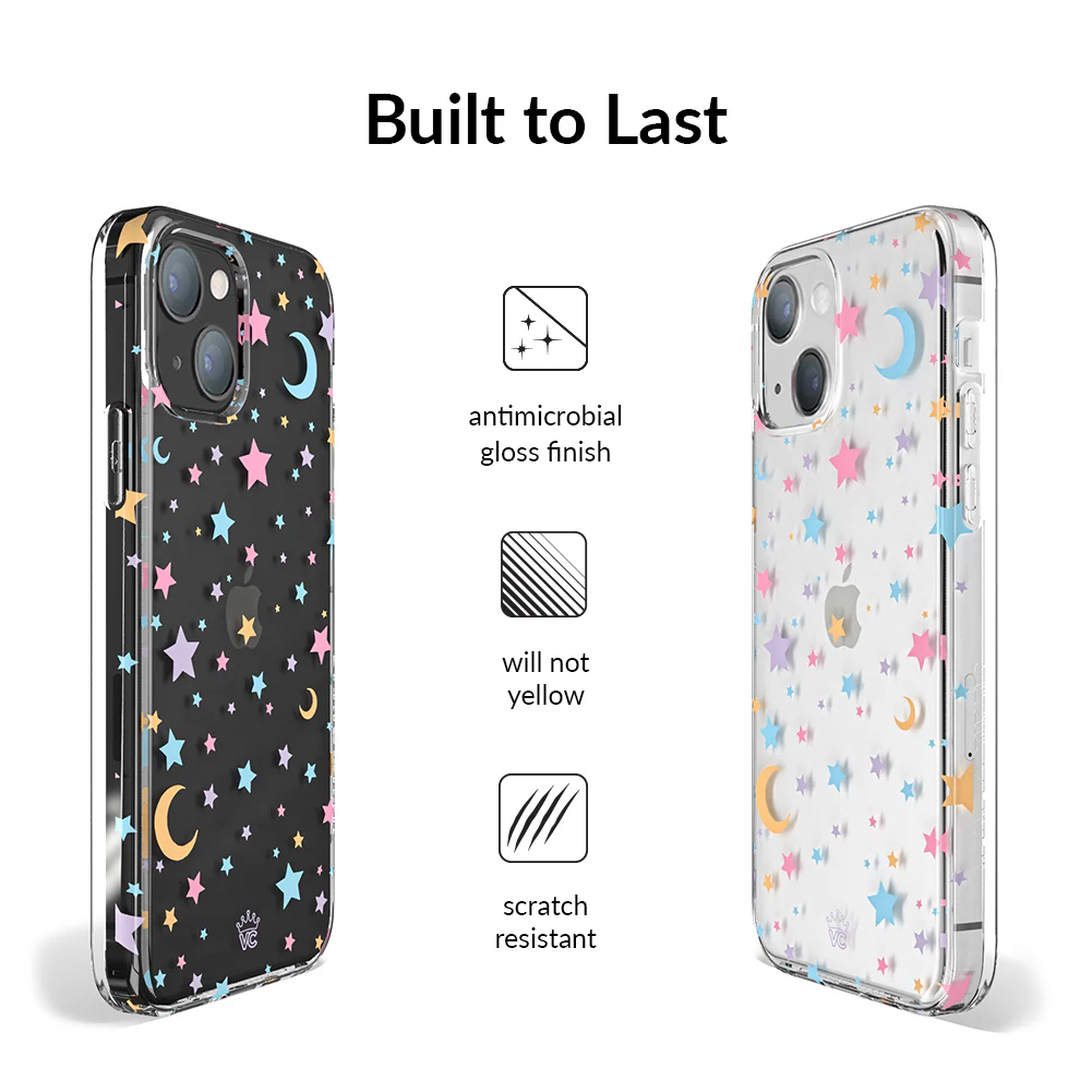 Pastel Starry Night Clear iPhone Case - Image 83