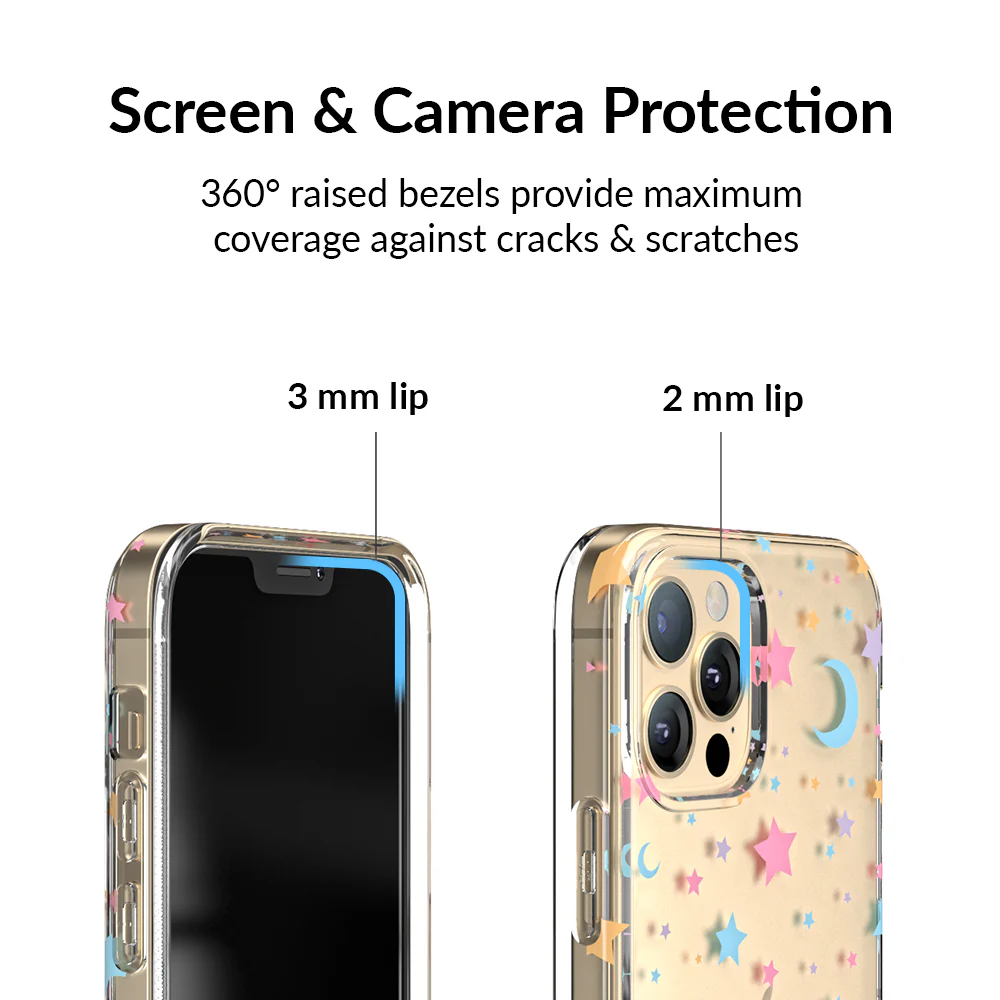 Pastel Starry Night Clear iPhone Case - Image 93