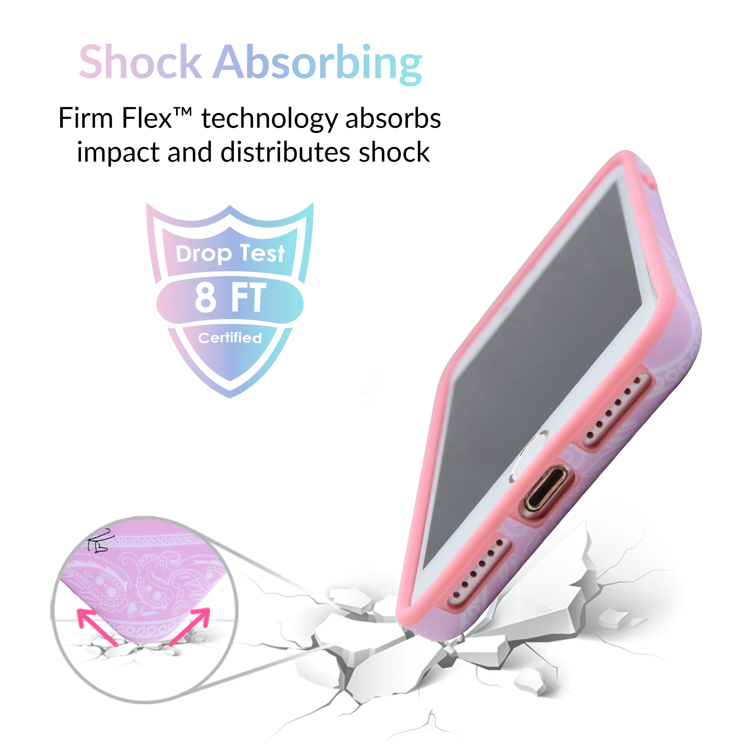 Pink Bandana iPhone Case by Kendall Vertes - Image 32