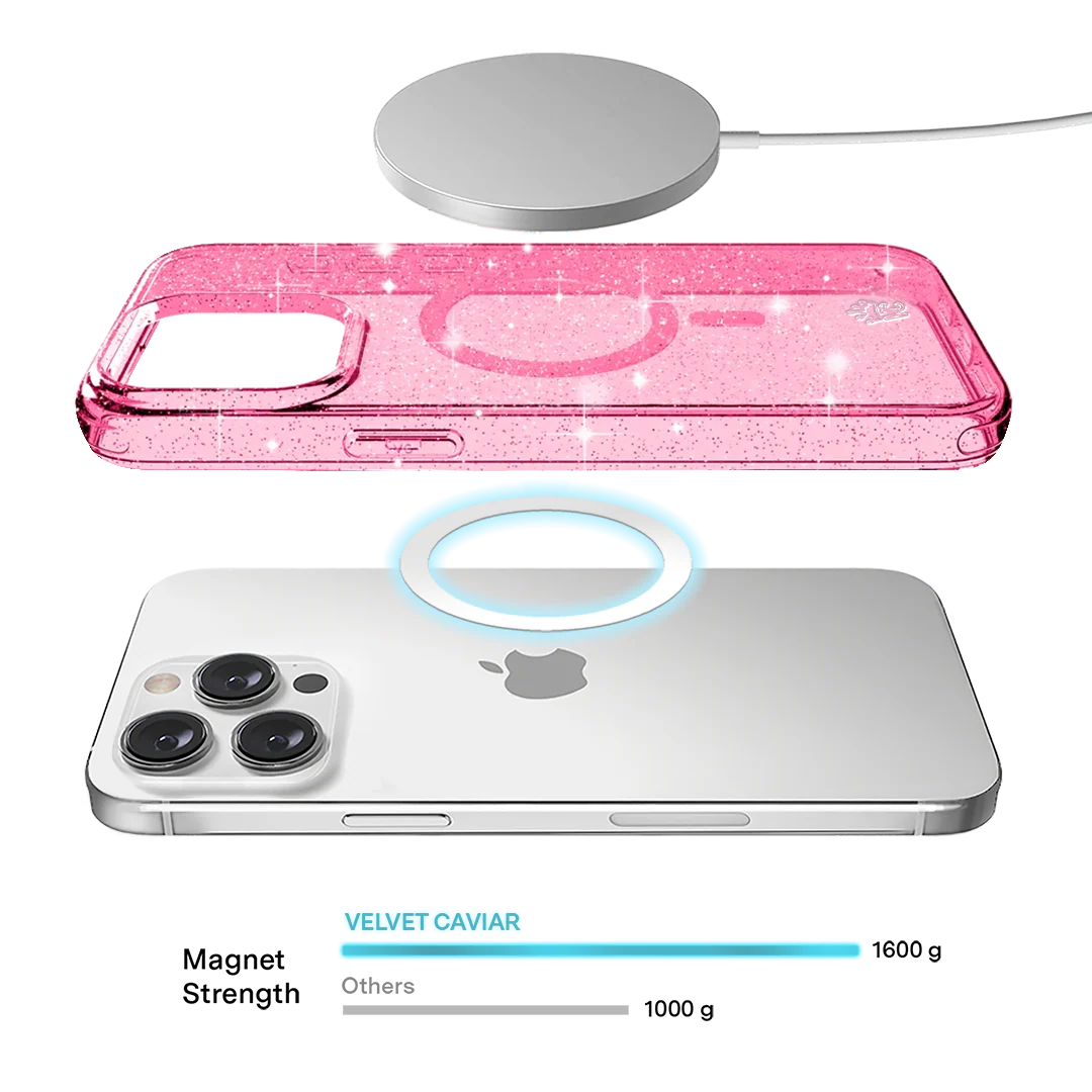 Pink Stardust Glitter iPhone Case - Image 108