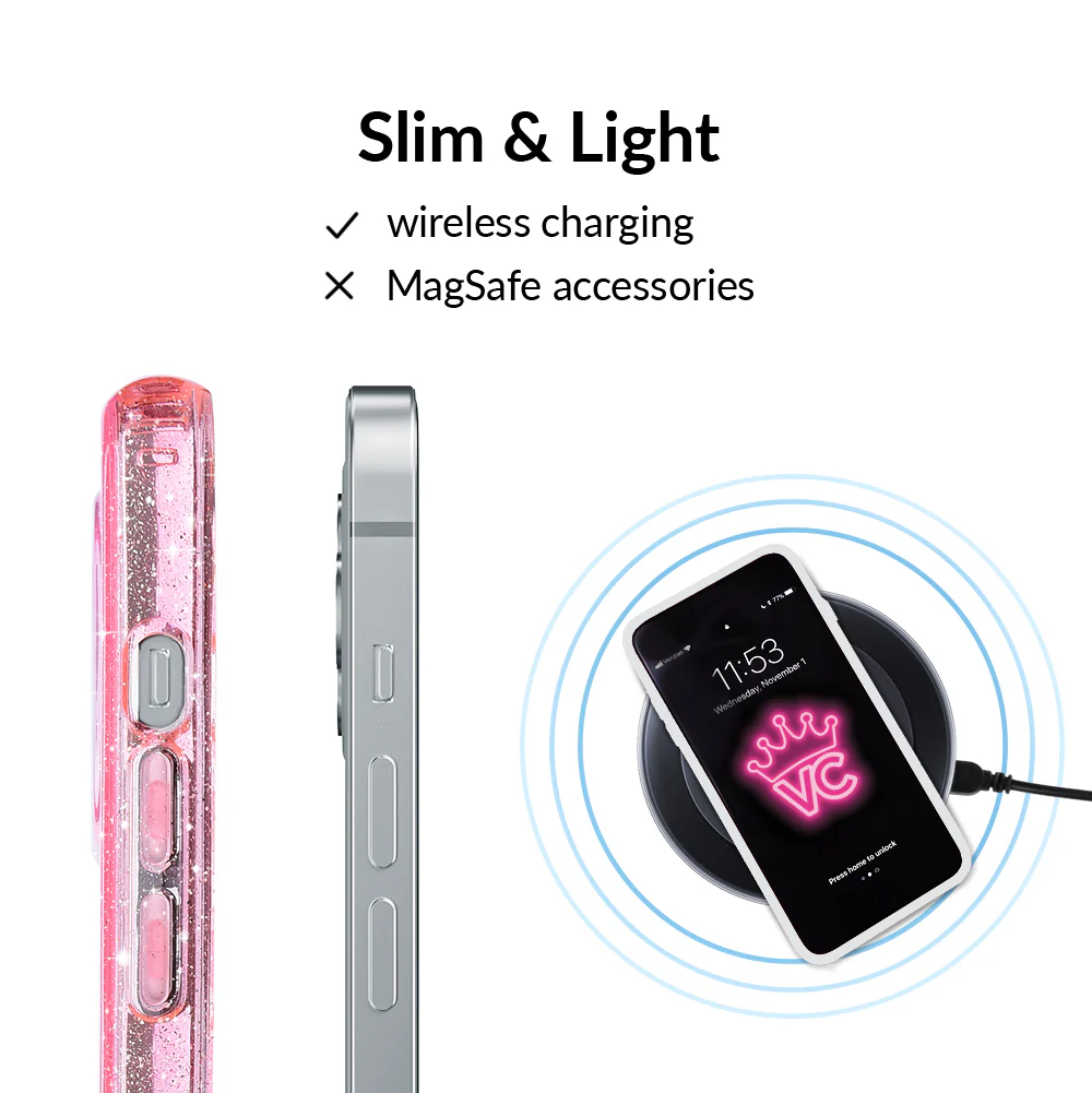 Pink Stardust Glitter iPhone Case - Image 45