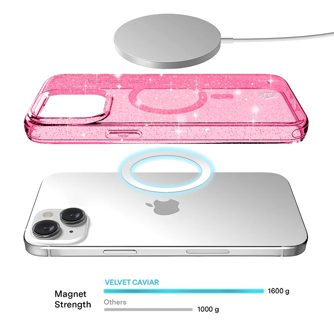 Pink Stardust Glitter iPhone Case - Image 98