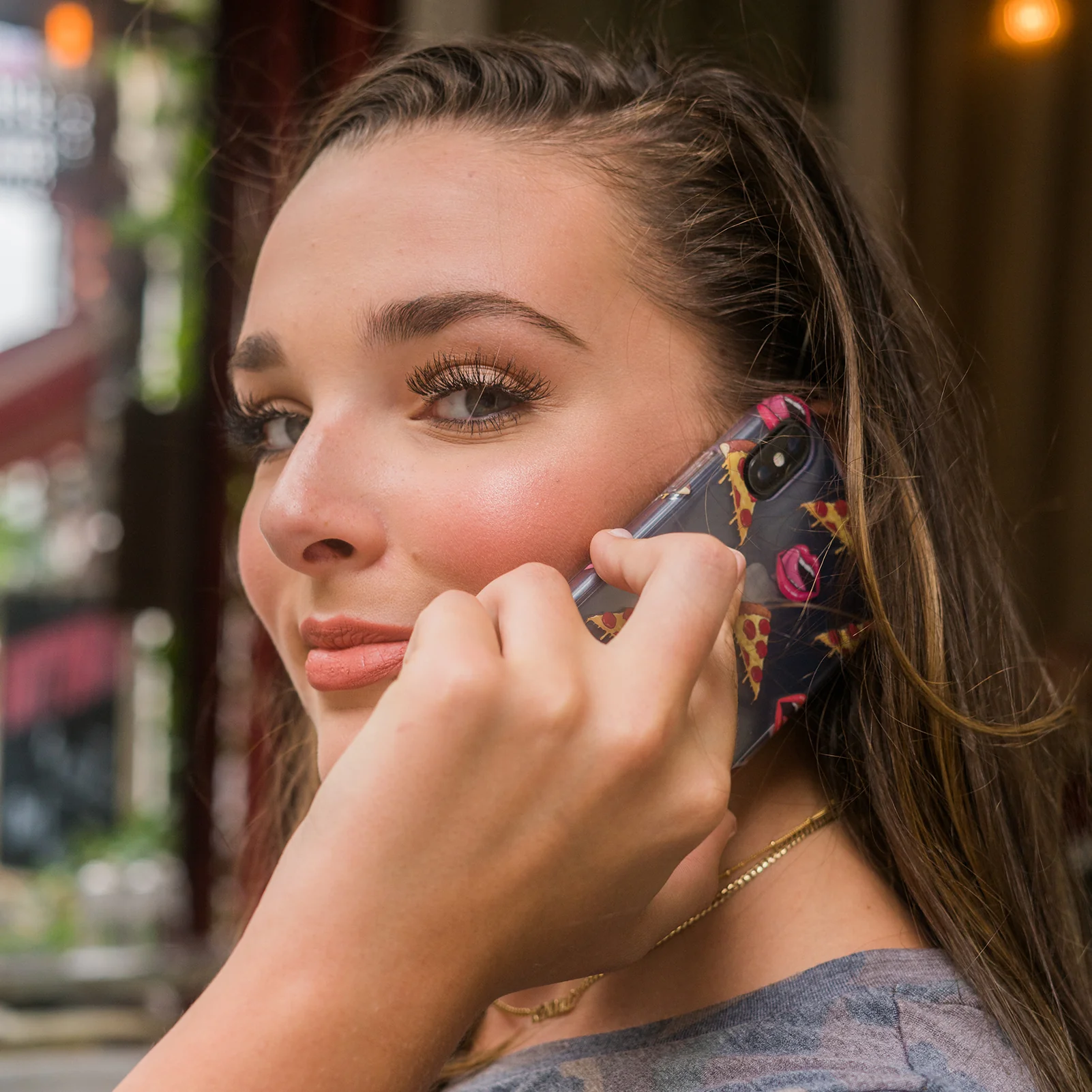 Pizza Lips iPhone Case by Kendall Vertes - Image 38