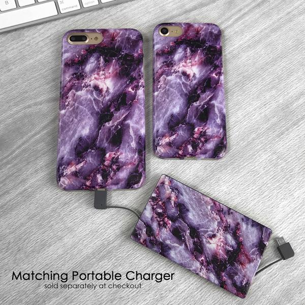 Purple Stone Marble iPhone Case - Image 19