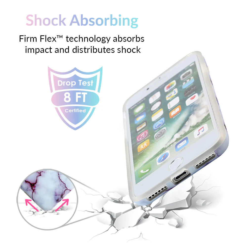 Purple Streak Marble iPhone Case - Image 25