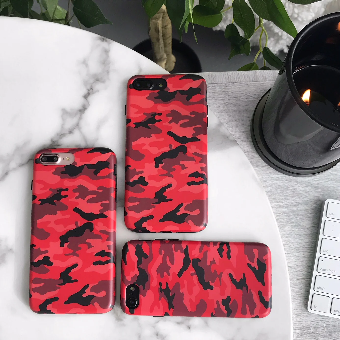Red Camo iPhone Case - Image 7