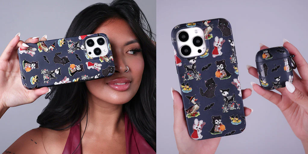 Spooky Baby Animals iPhone Case - Image 91